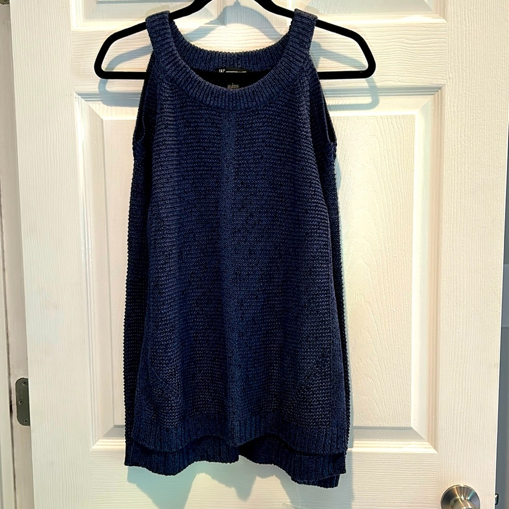 INC International Concepts Sweater - Open Shoulders - Size L - NWT